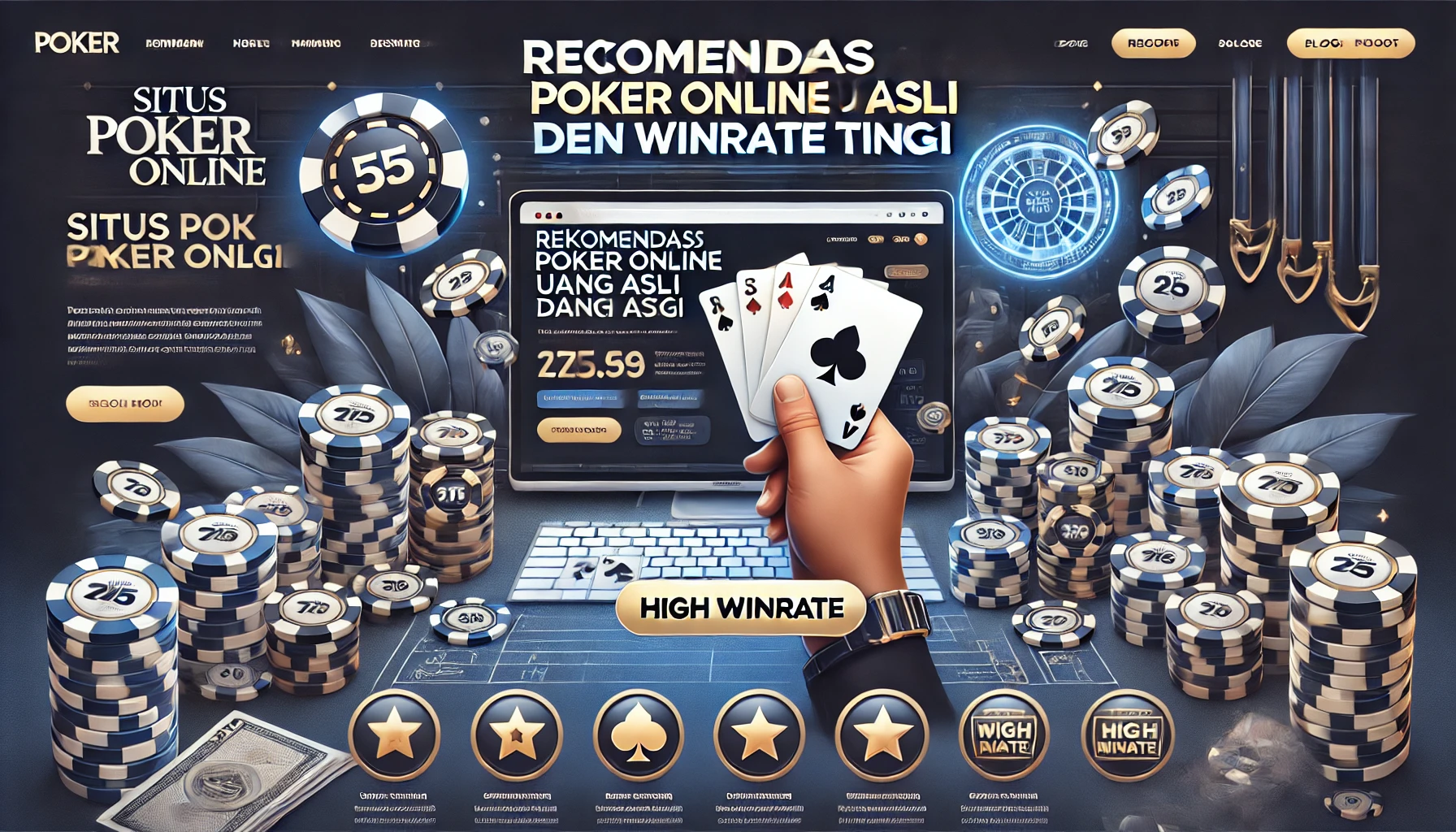 Rekomendasi Situs Poker Online Uang Asli dengan Winrate Tinggi